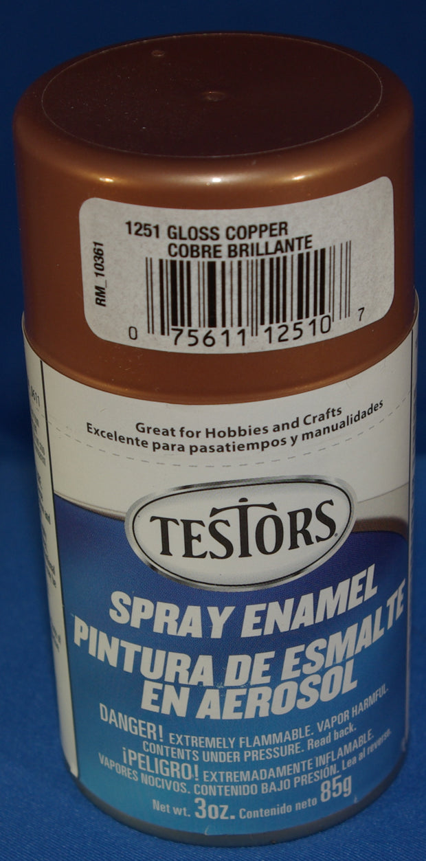 Testors 3oz Spray Enamel Gloss Copper