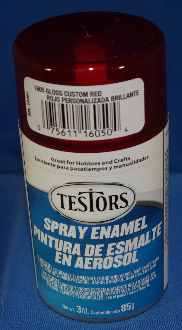 Testors 3oz Spray Enamel Gloss Custom Red