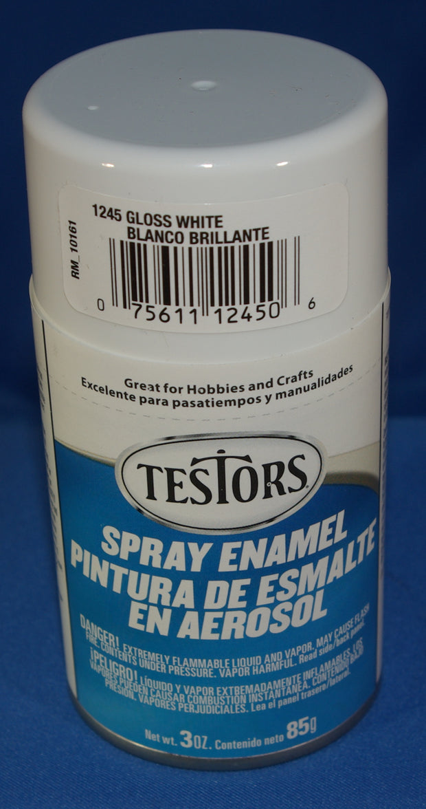 Testors 3oz Spray Enamel Gloss White