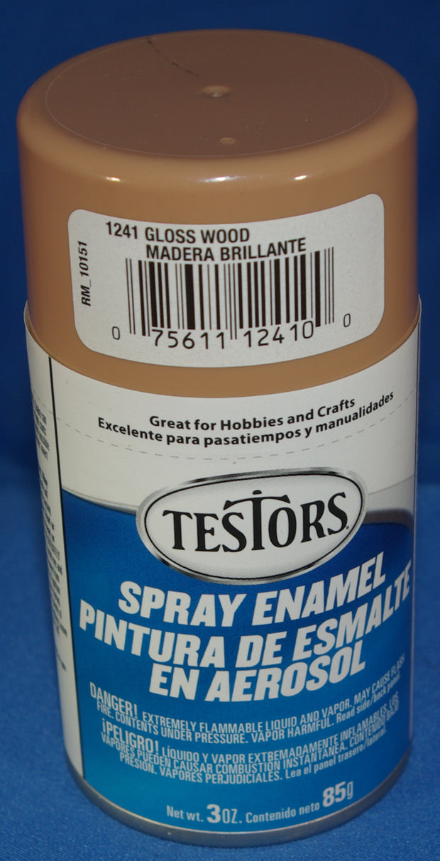 Testors 3oz Spray Enamel Gloss Wood