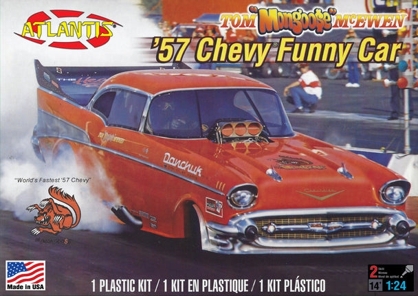 Tom Mongoose McEwen 1957 Chevy Funny Car -1/24 scale