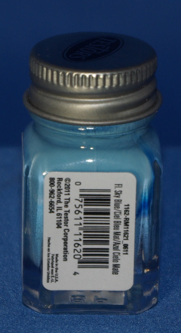 Testors 1/4 oz Paint Flat Sky Blue