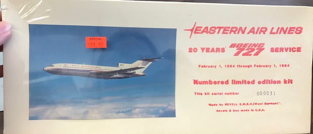 Numbered Limited Edition Eastern Airlines Boeing 727 kit - 1/144 scale