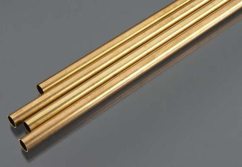 11/32"x36" Round Brass Tube .014 Wall