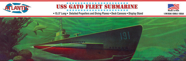 USS Gato Fleet Submarine -1/240 scale
