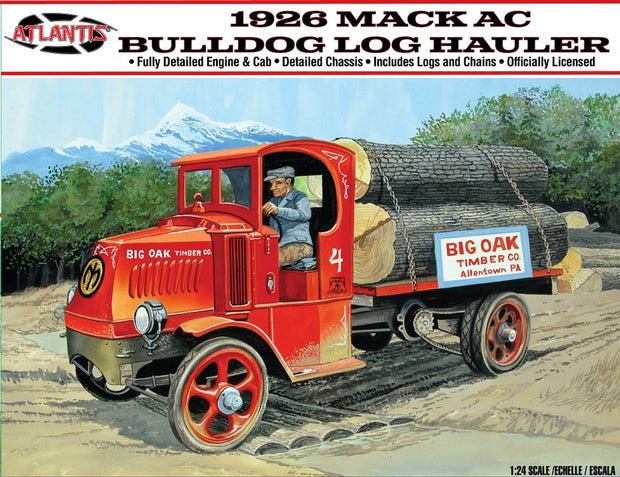 1926 Mack AC Bulldog Log Hauler- 1/24 scale