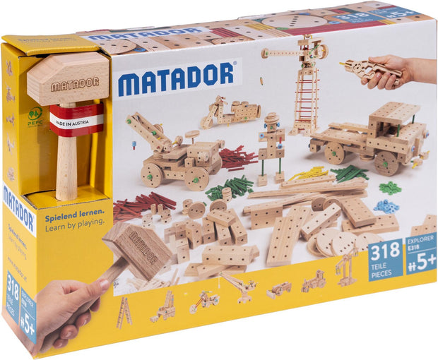 MATADOR Explorer E318 Wooden Construction Set 5+