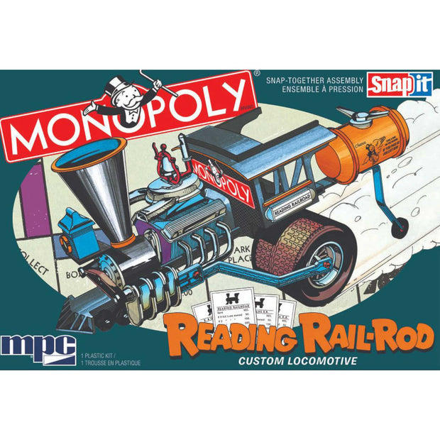 Monopoly-Reading Rail-rod Custom Locomotive (Snap Kit)