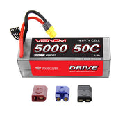 14.8V 5000mAh 4S 50C DRIVE Hardcase LiPo Battery: UNI 2.0 Plug