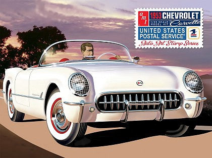 1953 Chevy Corvette USPS Stamps Series- 1/25 scale