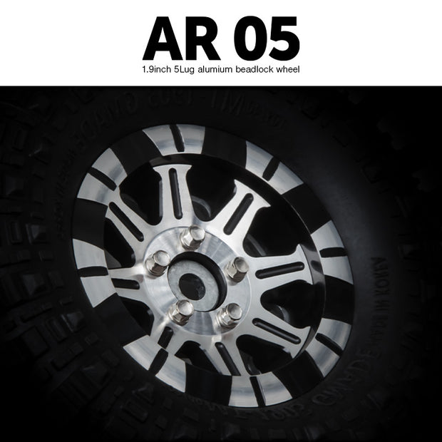 GMade AR05 1.9" Aluminum Beadlock Wheels