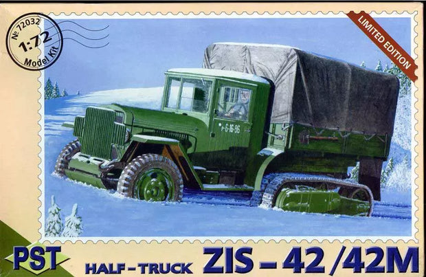 Half-Truck ZIS-42/ 42M- 1/72 scale