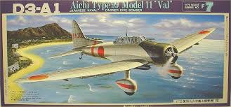 1/72 D3-A1 Aichi Type 99 Model 11 "Val" Japanese Naval Carrier Dive-Bomber