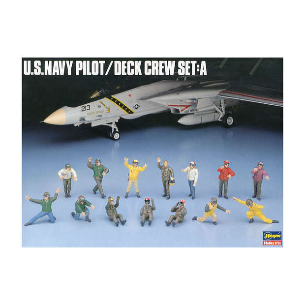 1/48 scale Aircraft in Action Series : US NAVY PILOT/DECK CREW SET: A