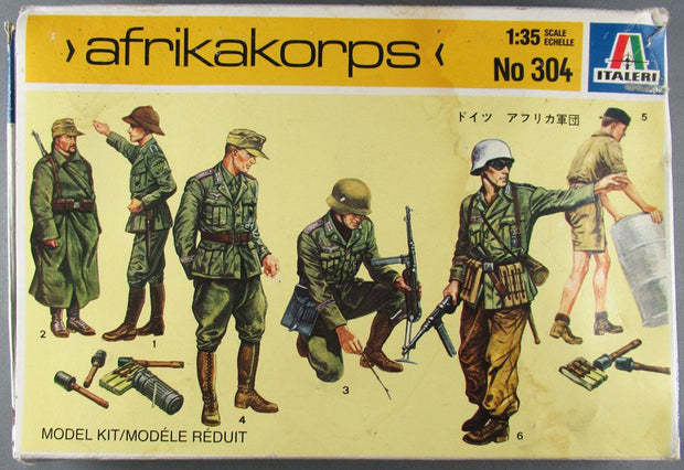 WW2 AFRIKAKORPS (6 figures) - 1/35 scale