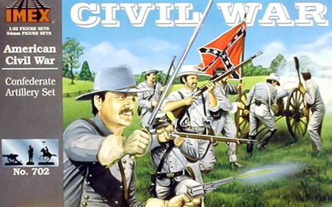 American Civil War Confederate Artillery Set- 1/35 scale