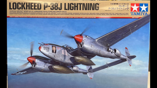 Lockheed P-38J Lightning- 1/48 scale