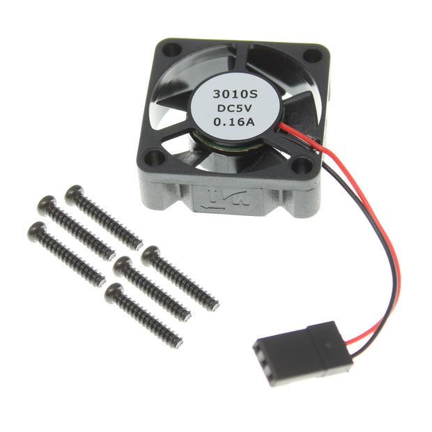 30mm ESC Fan w/ hardware (Plastic)(1pc)