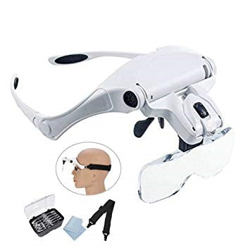 2-in 1 Illuminated Head Magnifier