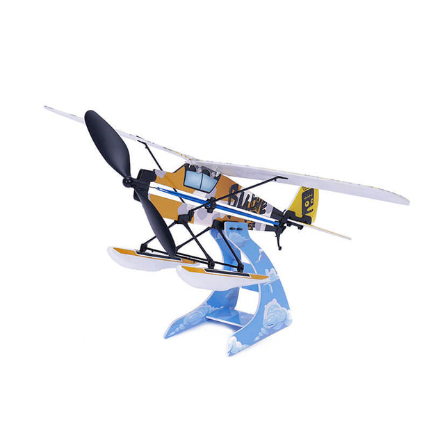 Rubber Band Airplane Science - Seaplane