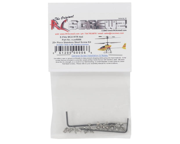 25+ Piece Stainless Steel Screw Kit