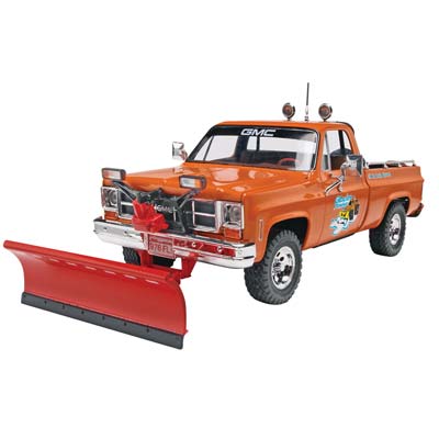 GMC Pickup with Snow Plow.