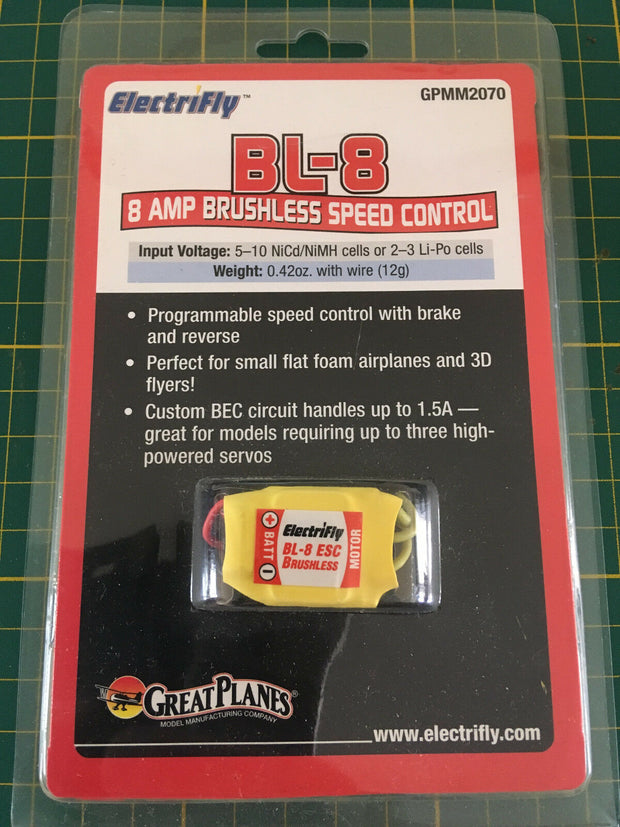 ElectriFly BL-8 Brushless Speed Control