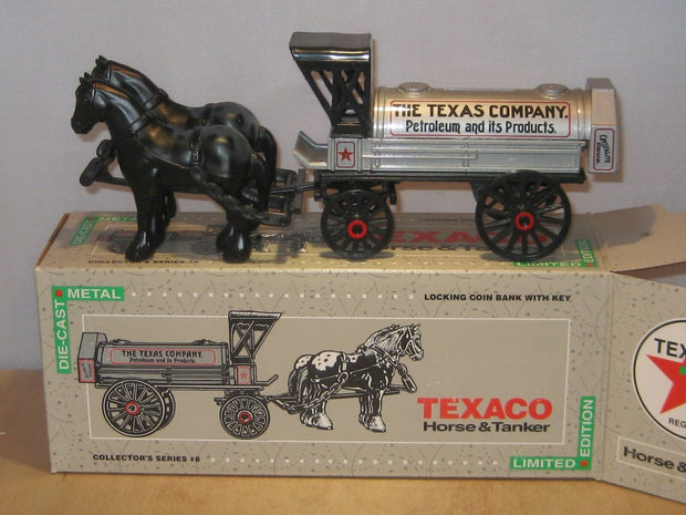 Texaco Horse Drawn Tanker (Piggy Bank)