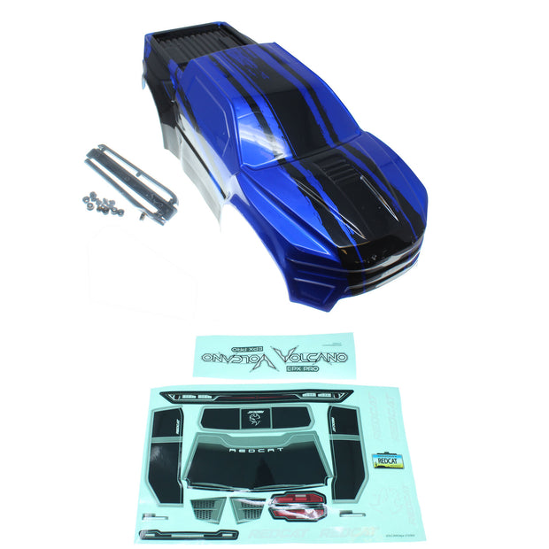 1/10 Truck Body with Roof Skids and Spoiler (Blue) (1pc)