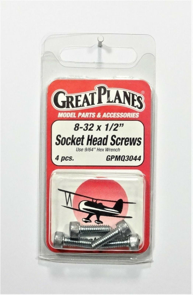 8-32x1/2" Socket head screws