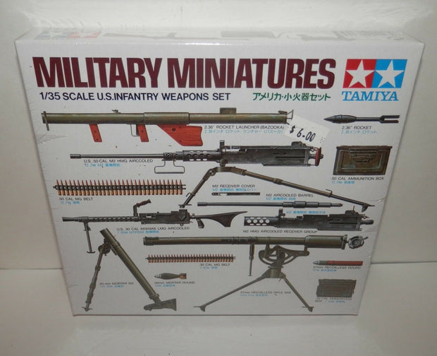 Military Miniatures U.S. infantry weapons set