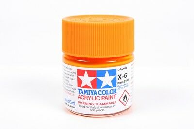 Tamiya Acrylic Paint 23ml Orange X6