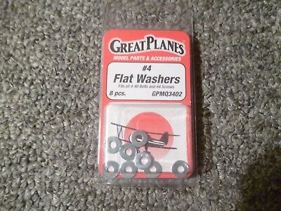 #4 Flat Washers