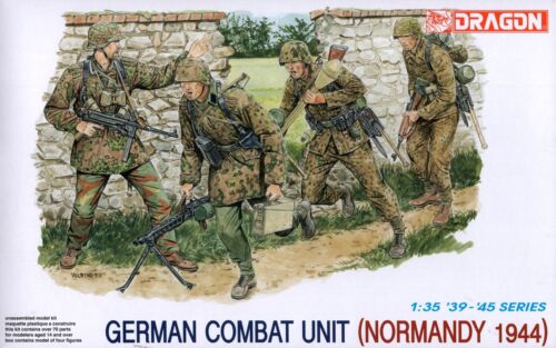 WWII German Combat Unit (Normandy 1944) - 1/35 scale