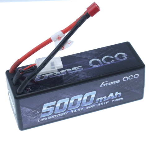 5000mAh 14.8v 50C 4S LiPo Battery, Deans
