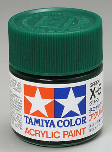 Tamiya Acrylic Paint 23mm. Green X5