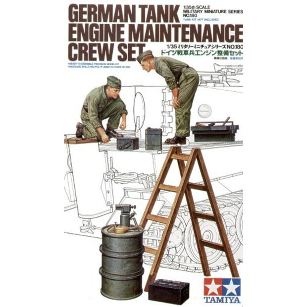 German Tank Engine Maintenance Crew - 1/35 scale