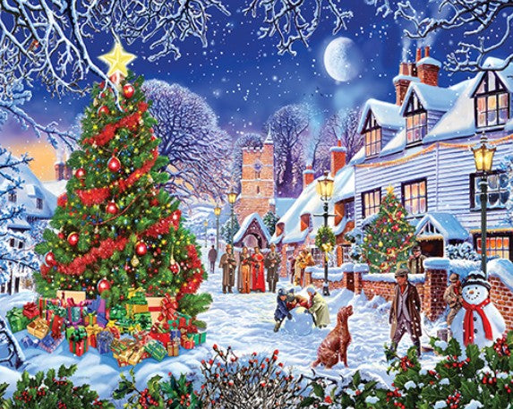 Village Christmas Tree 1000pc Puzzle